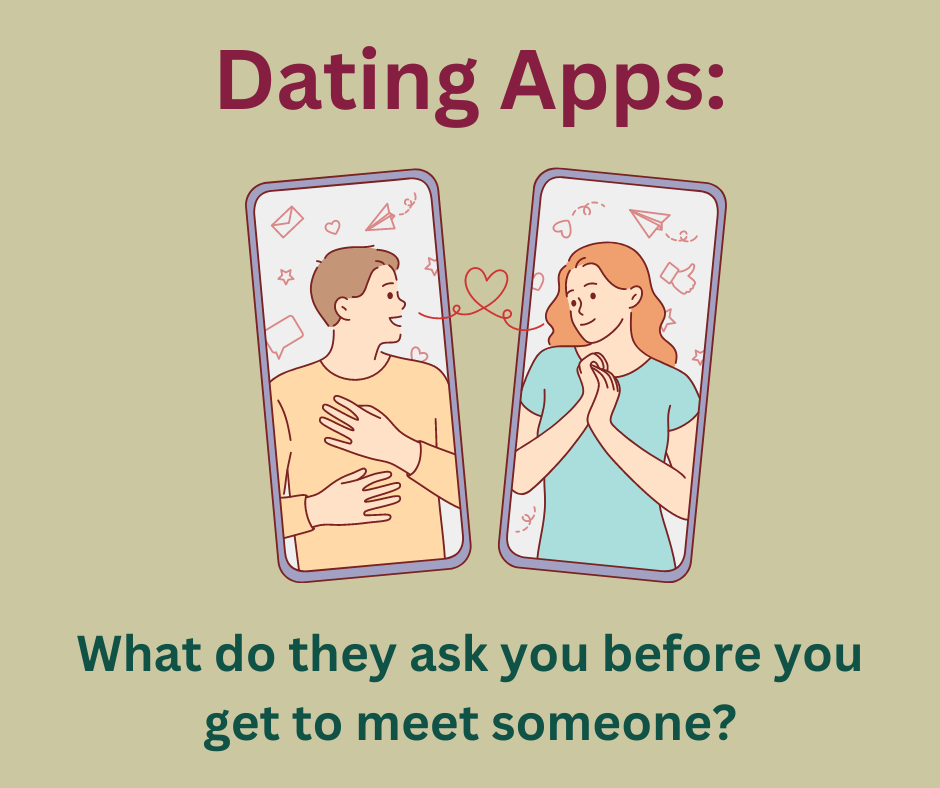 dating app questionnaire: What do they ask you before you get to meet someone? 