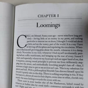 first chapter of Moby Dick