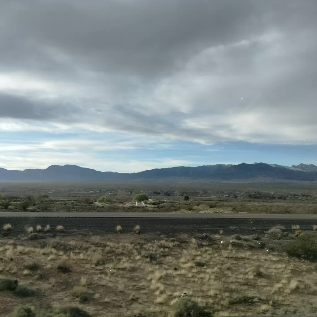 dessert of northern nevada with clouds