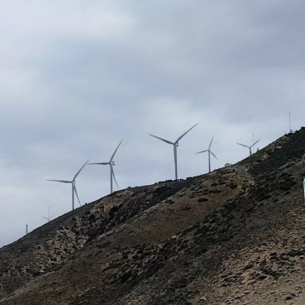 wind farm in the mojave