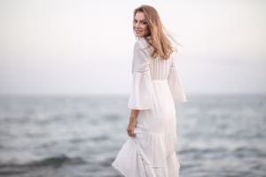 white dress, travel dress, vacation dress, beach dress