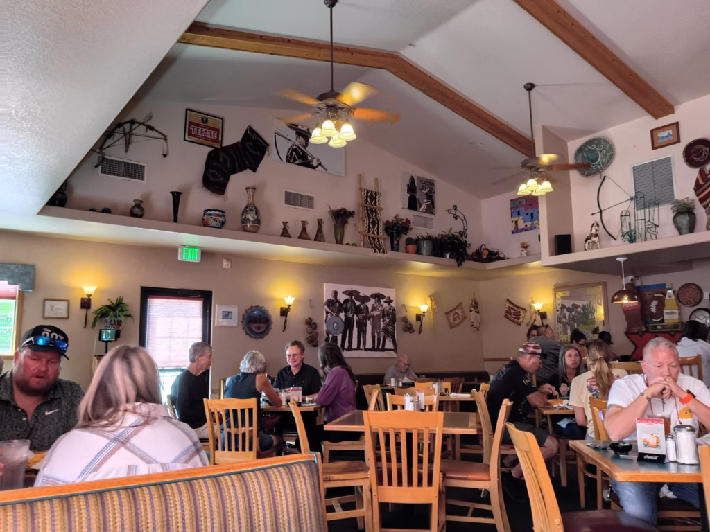 Interior of Cactus Flower Restaurant, pilgrimage, 