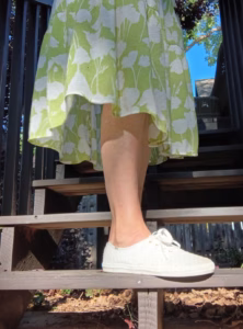 white flowered keds from Walmart