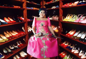 imelda marcos with her shoes, love shoes, why I love shoes